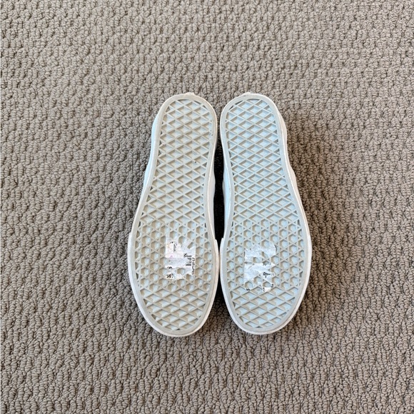 Vans Classic White Canvas Slip-Ons - Picture 3 of 4